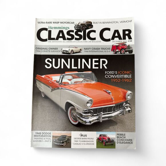 2015 Hemmings Classic Car Magazine Lot of8 Issues Jan–Dec Vintage Autos - Picture 9 of 9